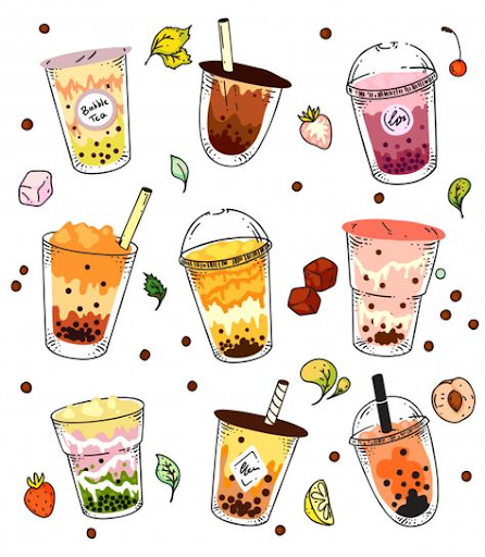 [Sưu tầm] 100+ hình vẽ decal trà sữa dễ thương cực hot cho các bạn tham khảo