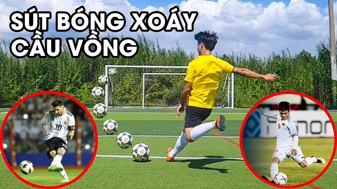 Kỹ Thuật Sút Bóng Xoáy Đẳng Cấp Khiến Đối Thủ Khiếp Sợ