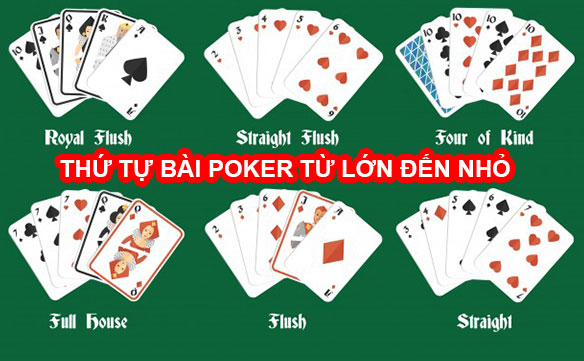 Thứ Tự Bài Poker Từ Lớn Đến Nhỏ – Poker Sài Gòn